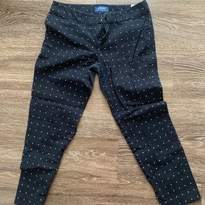 Polka dot dress pants